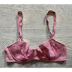 Victoria's Secret Baby Pink Lace Balconette Bra